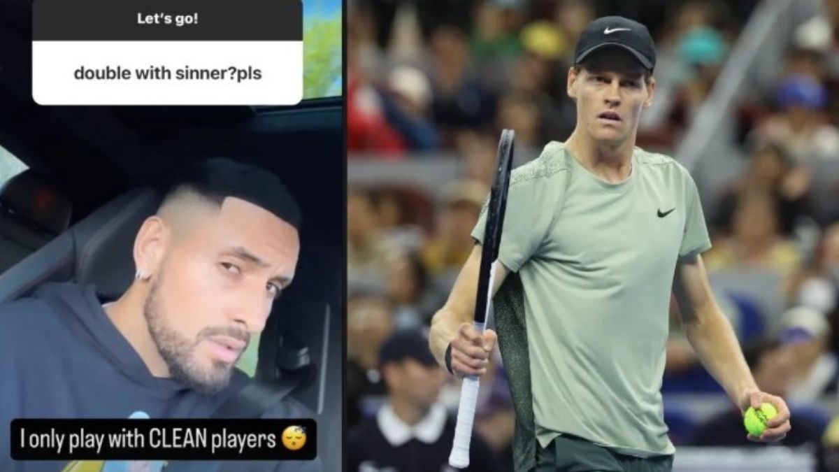 provocazione di Kyrgios contro Sinner