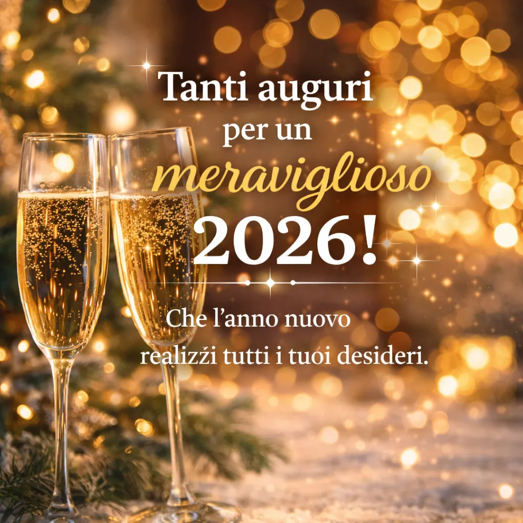 auguri buon anno 2026