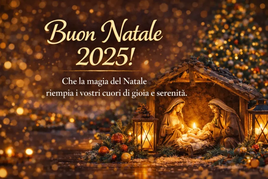 Immagine auguri di buon natale 2025