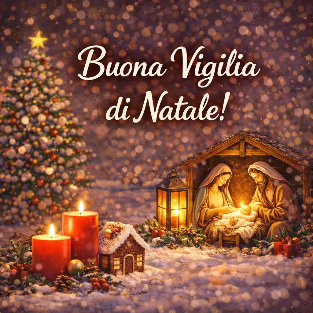 immagine bellissima vigilia di natale 2025