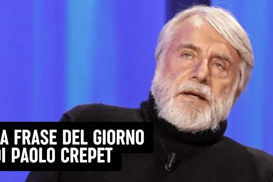 Paolo Crepet e la frase del giorno
