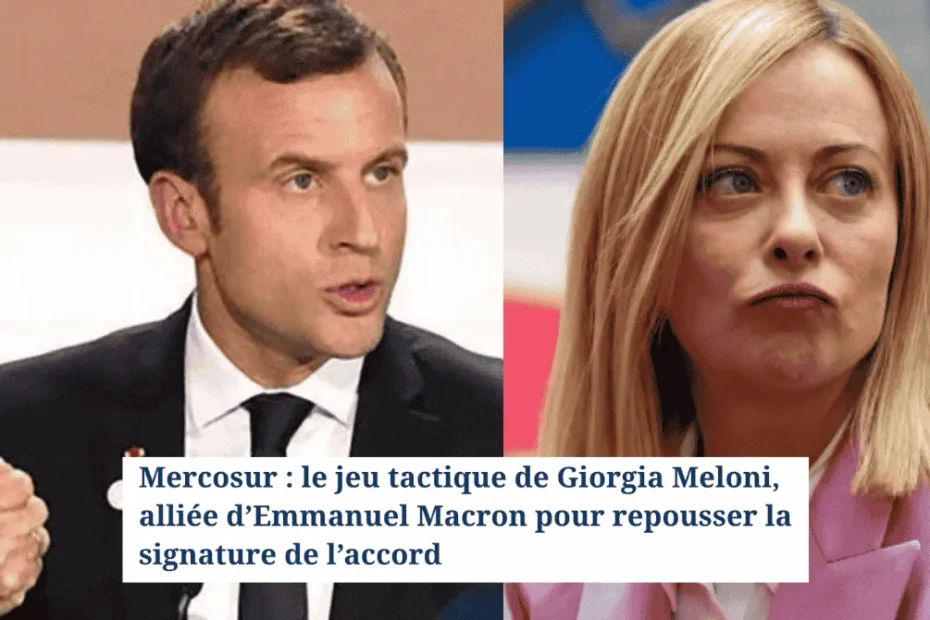 Giorgia Meloni citata da Le Figaro per il rinvio dell’accordo Mercosur