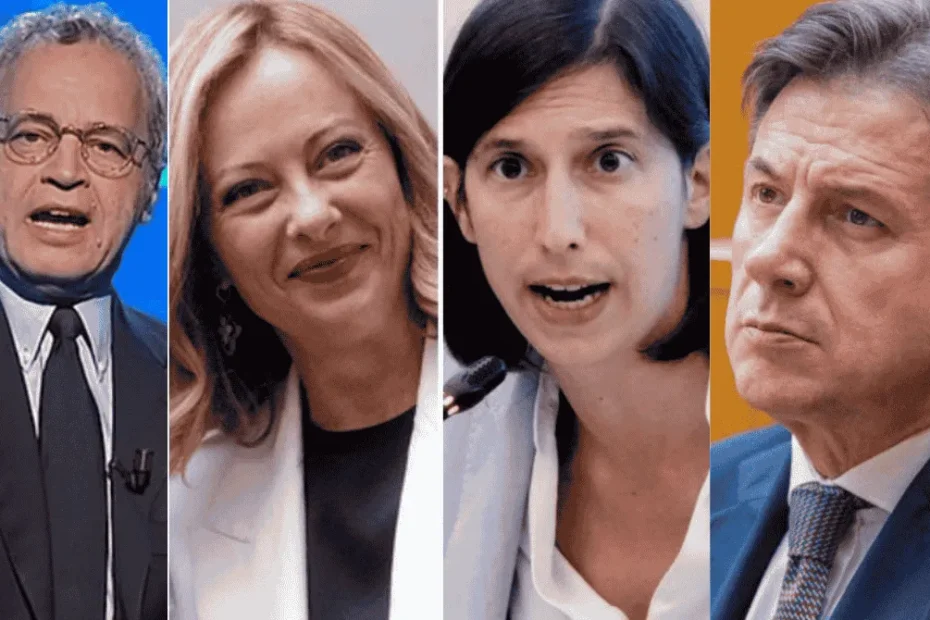 Sondaggio Mentana Meloni schlein Conte 22 dicembre