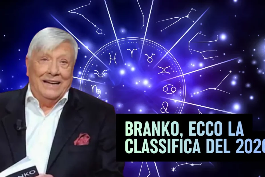 Branko, oroscopo 2026: l’anno delle svolte. Perché per alcuni segni sarà decisivo