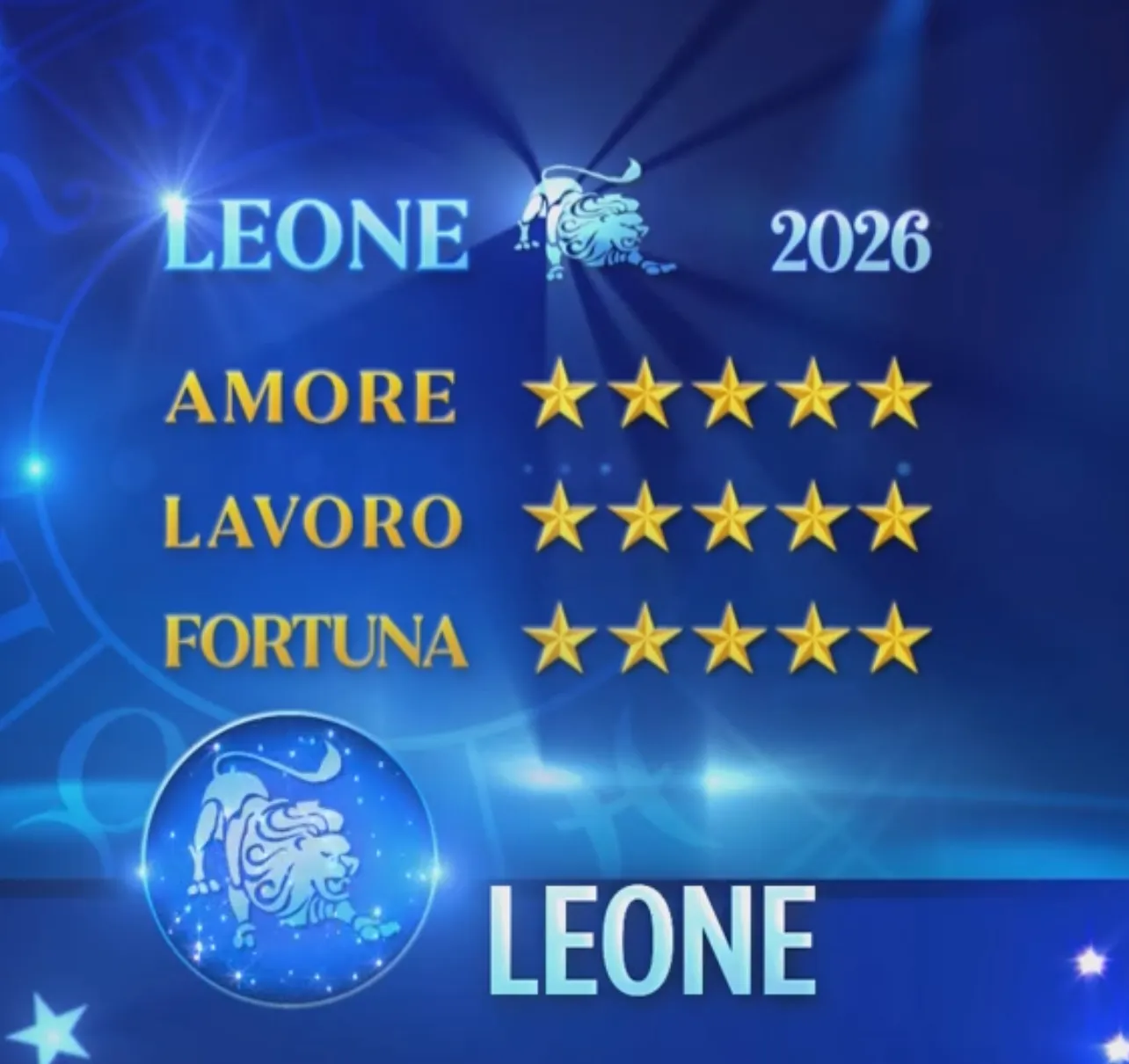 Oroscopo Leone Paolo Fox 2026