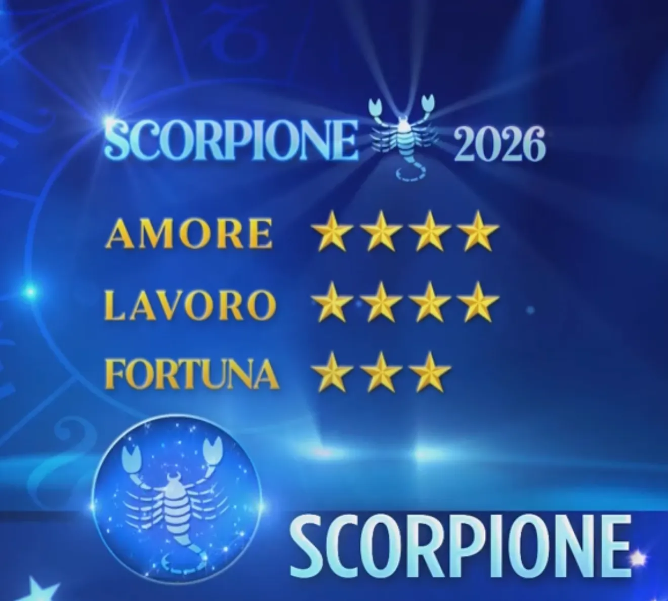Oroscopo Scorpione Paolo Fox 2026
