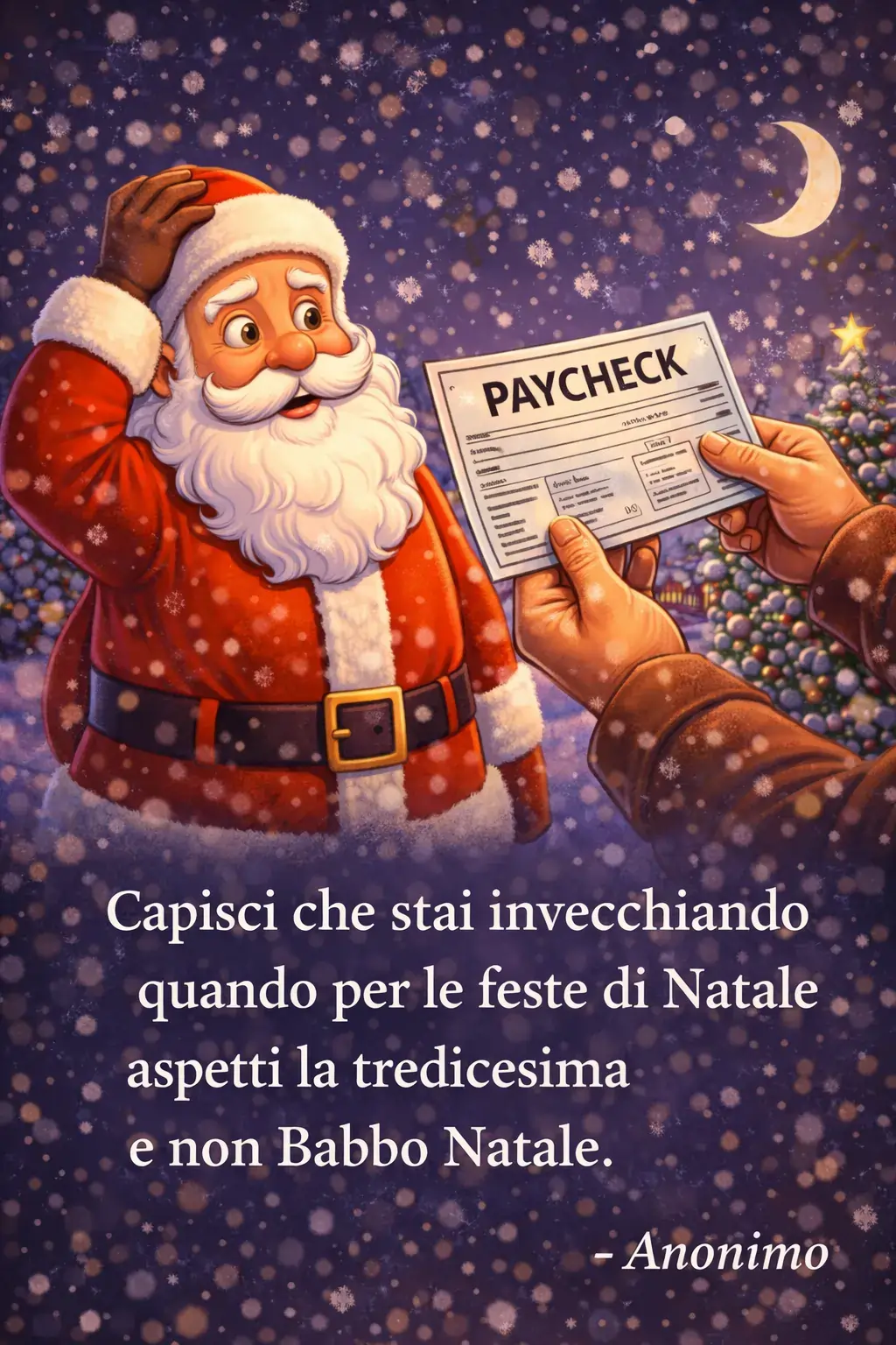 immagine divertente auguri natale 2025