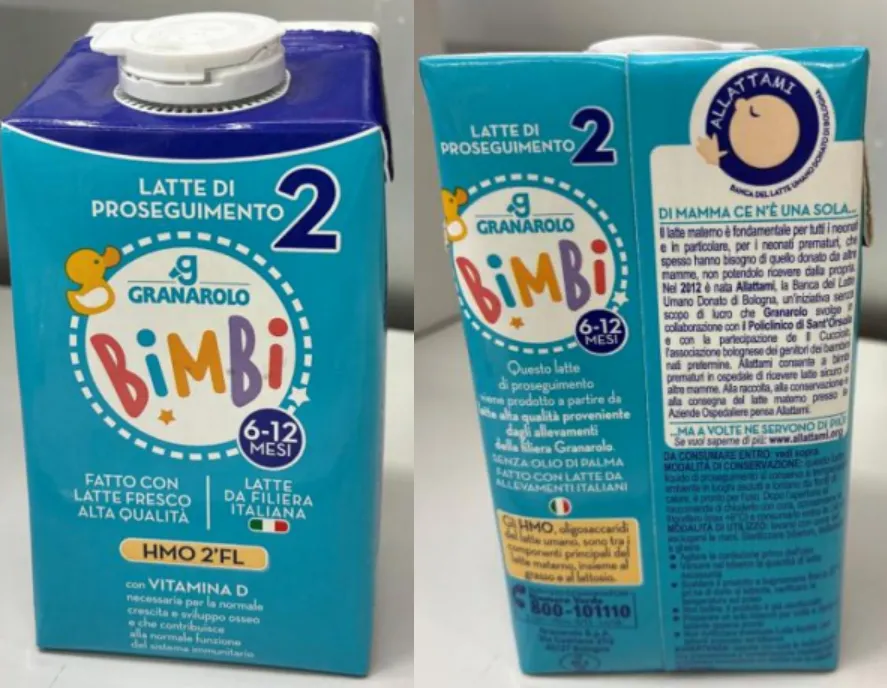 latte proseguimento granarolo ritirato gennaio 2026