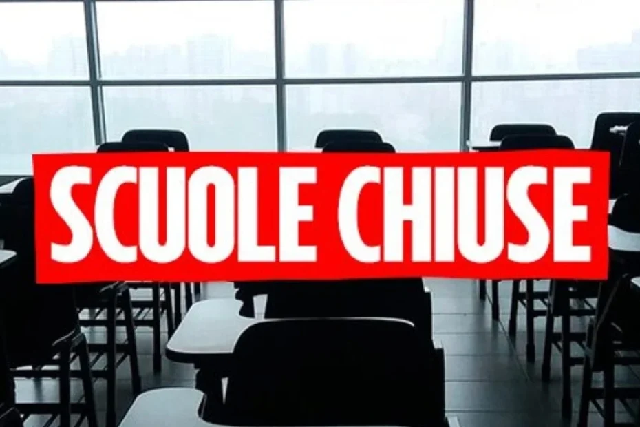scuole chiuse 22 gennaio 2026 italia