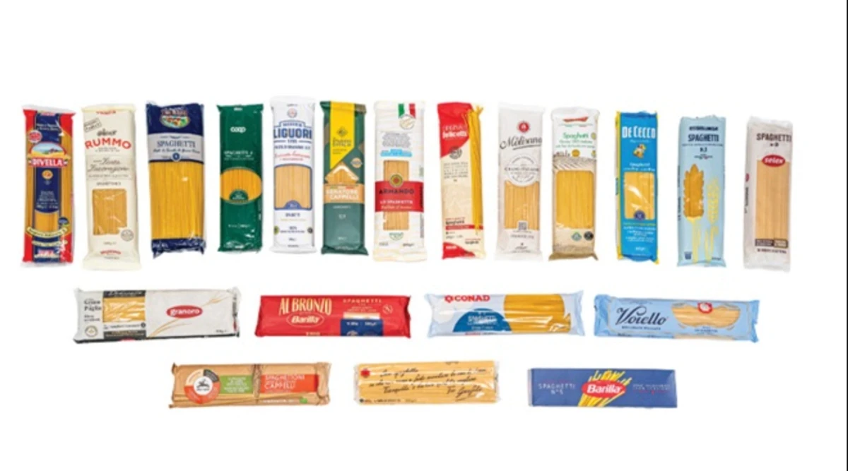 Confezioni di spaghetti al supermercato: confronto tra marche