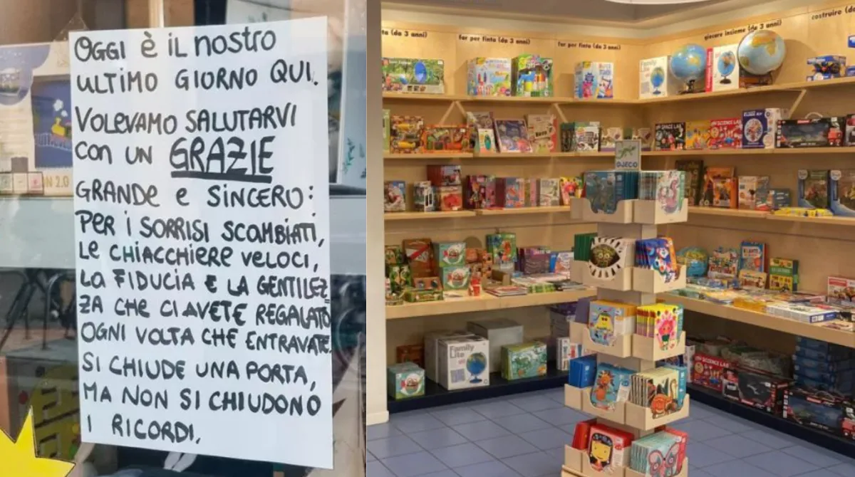 chiude uno dei negozi pi249 conosciuti per bambini serrande abbassate dopo 30 anni da Urbanpost.it chiude uno dei negozi pi249 conosciuti per bambini serrande abbassate dopo 30 anni