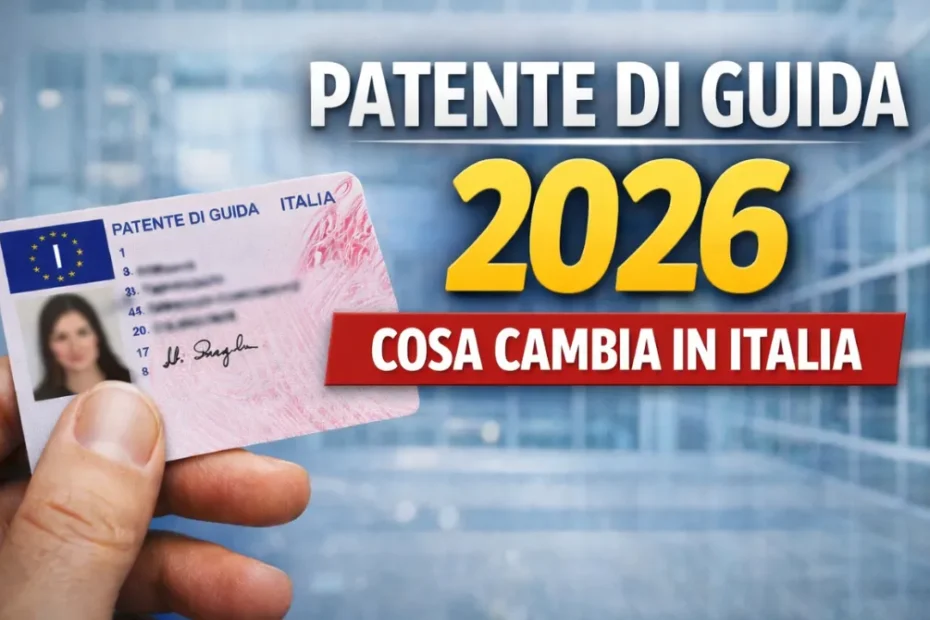 Patente di guida, cosa cambia dal 2026: chi deve rinnovarla in Italia