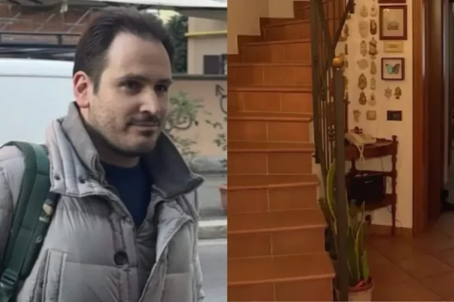 Andrea Sempio nella sua auto durante le intercettazioni dei carabinieri sul delitto di Garlasco