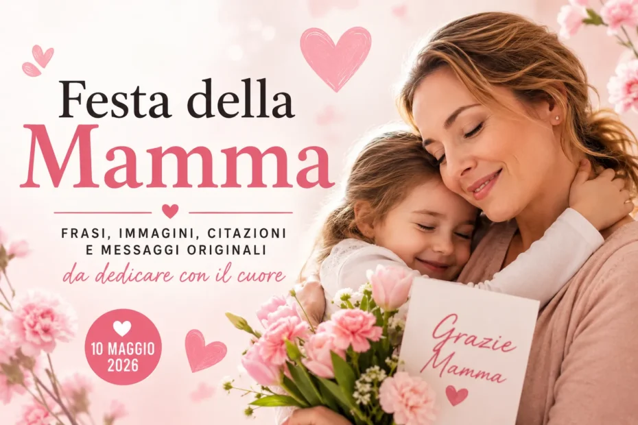 Festa della mamma 2026: le frasi più belle da inviare su WhatsApp domenica 10 maggio — citazioni celebri, messaggi originali e poesie