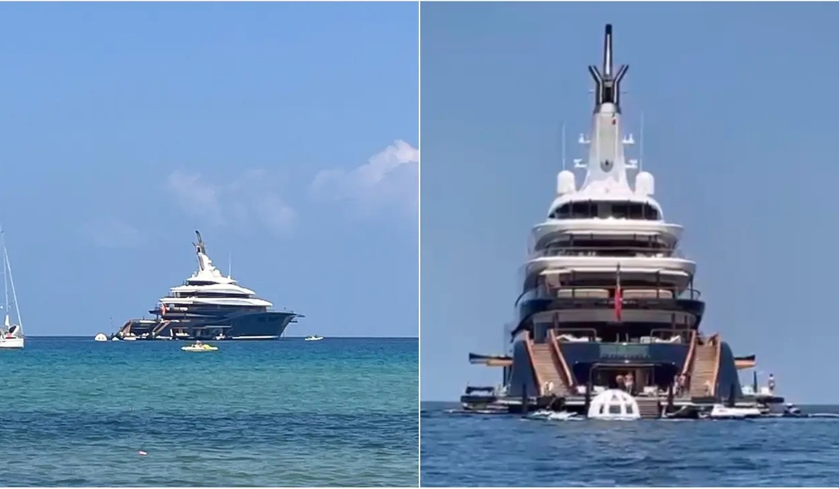Lo yacht Breakthrough da 570 milioni di euro ancorato all’Isola d’Elba
