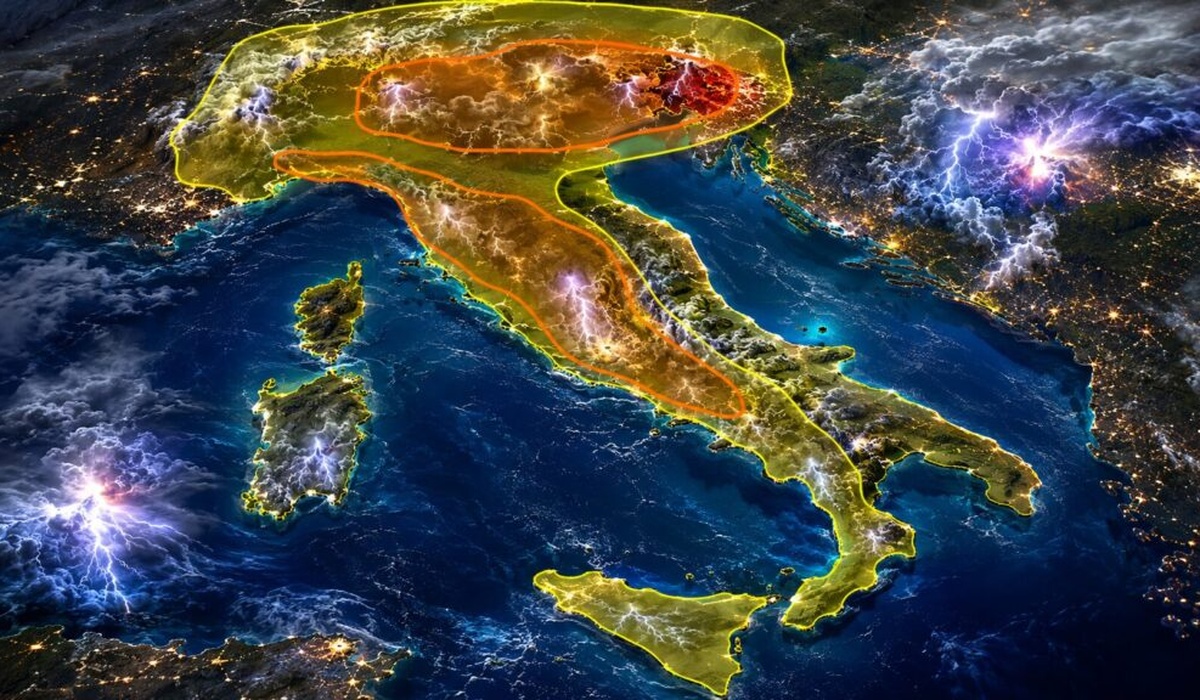Allerta meteo gialla per giovedì 13 agosto: le regioni italiane a rischio temporali