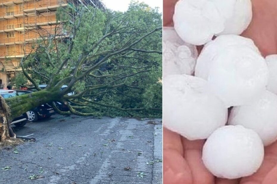 Meteo, incubo grandine e forti celle temporalesche da oggi: le regioni più colpite