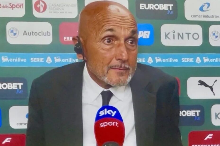 Luciano Spalletti interrompe l’inviato Sky Giovanni Guardalà dopo Sassuolo-Juventus