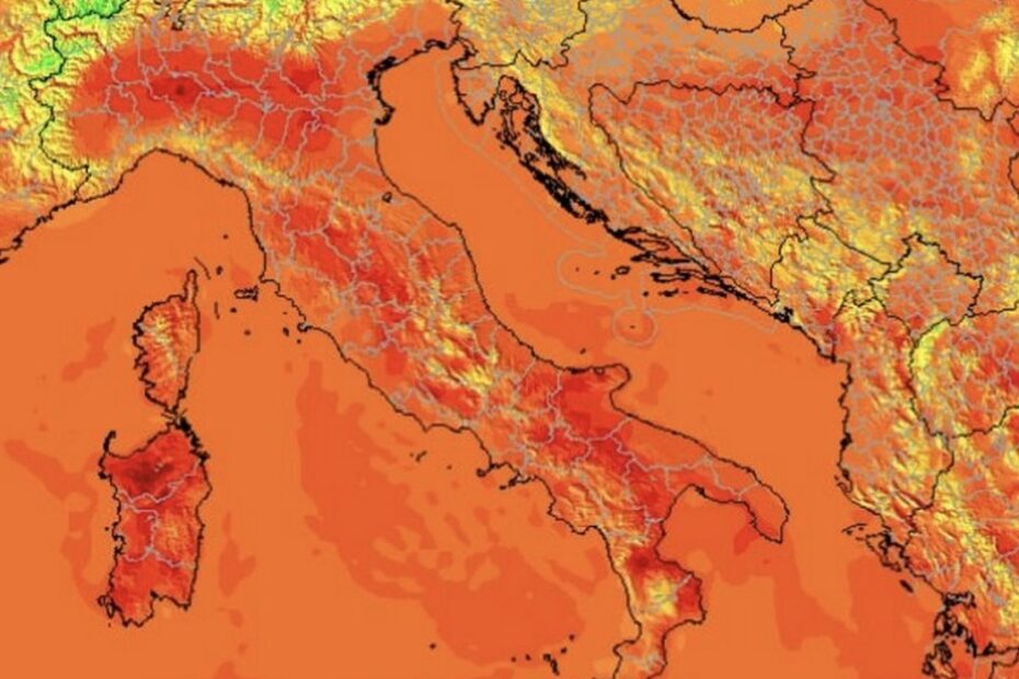 Torna il caldo sull’Italia con temperature in aumento prima del ritorno della pioggia