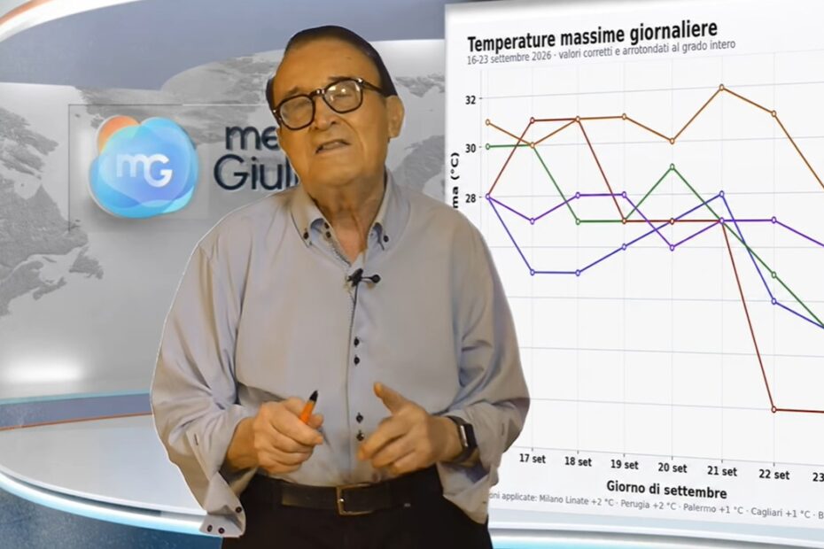 Meteo, Giuliacci annuncia l’arrivo del freddo dalla Scandinavia con un crollo delle temperature