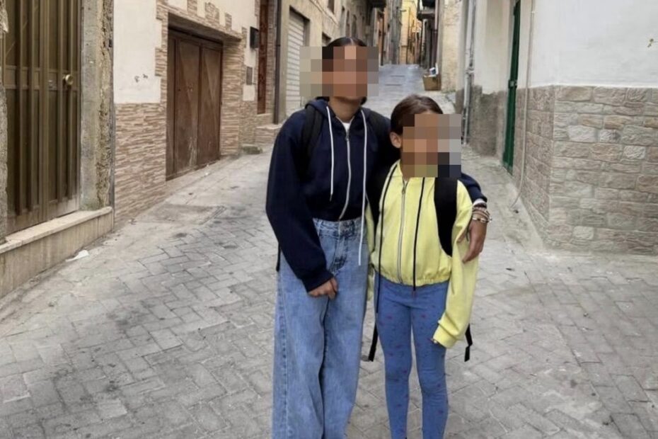 San Cataldo, in provincia di Caltanissetta, dove sono scomparse le sorelline Benedetta e Domitilla Costanza