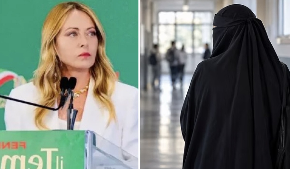 Giorgia Meloni annuncia il tetto agli studenti stranieri e il divieto di burqa a scuola