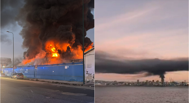 napoli grosso incendio in un capannone industriale di via brin colonne di fumo nero vigili del fuoco al lavoro non risultano feriti da Urbanpost.it napoli grosso incendio in un capannone industriale di via brin colonne di fumo nero vigili del fuoco al lavoro non risultano feriti