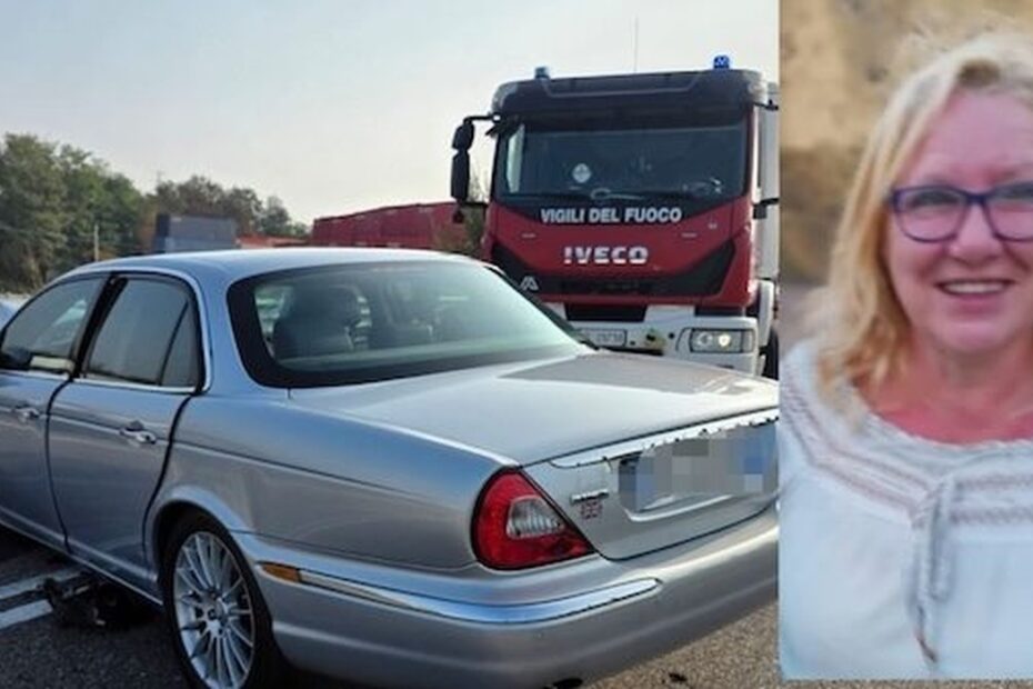 Il luogo dello scontro frontale sulla tangenziale di Cassano Magnago, nel Varesotto, in cui è morta Pierina Buffon dopo l'impatto con l'auto dell'ex compagno