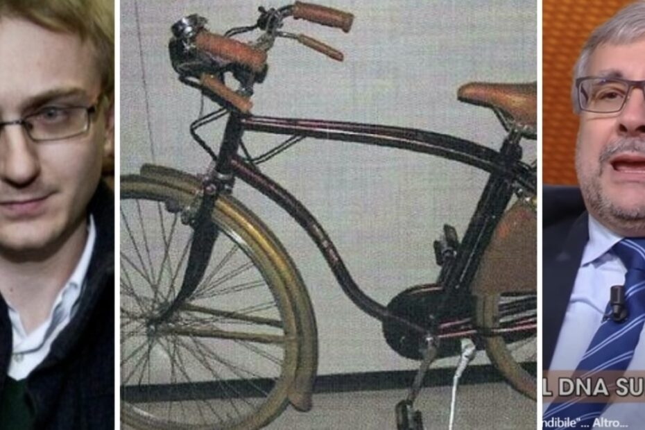 Il genetista Marzio Capra a Quarto Grado durante la puntata dedicata al caso Garlasco e ai test sui pedali della bicicletta
