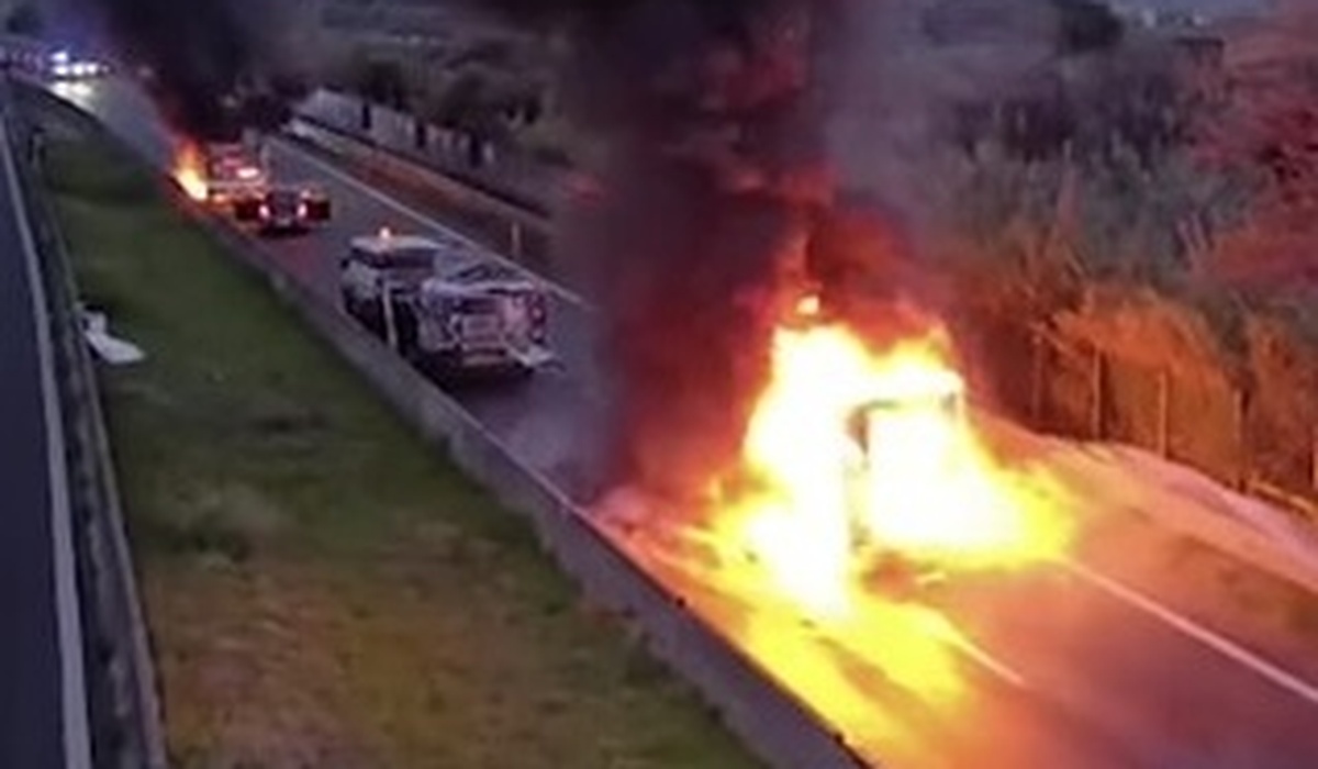 assalto a un portavalori sull8217a14 tra foggia e cerignola auto in fiamme e chiodi sull8217asfalto tratto chiuso da Urbanpost.it assalto a un portavalori sull8217a14 tra foggia e cerignola auto in fiamme e chiodi sull8217asfalto tratto chiuso