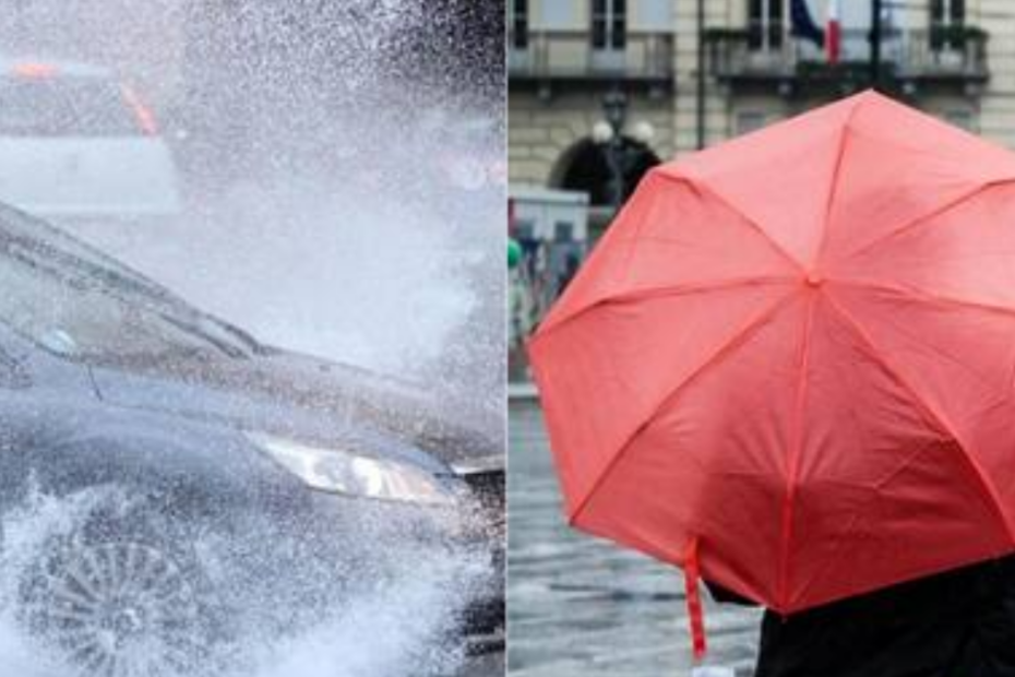 La mappa dell'allerta meteo gialla della Protezione civile per martedì 6 ottobre 2026 su Lazio e Toscana