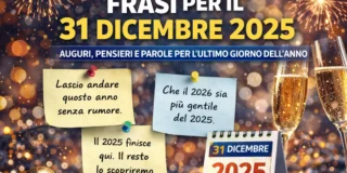 frasi 31 dicembre 2025