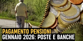 Pagamento pensioni gennaio 2026: quando arriva, date Inps e aumenti