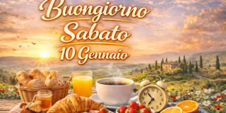 Buongiorno 10 gennaio 2026: frasi e immagini whatsapp