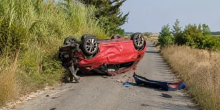 La provinciale 236 a Sannicandro di Bari, dove sono morti un padre e la figlia 14enne